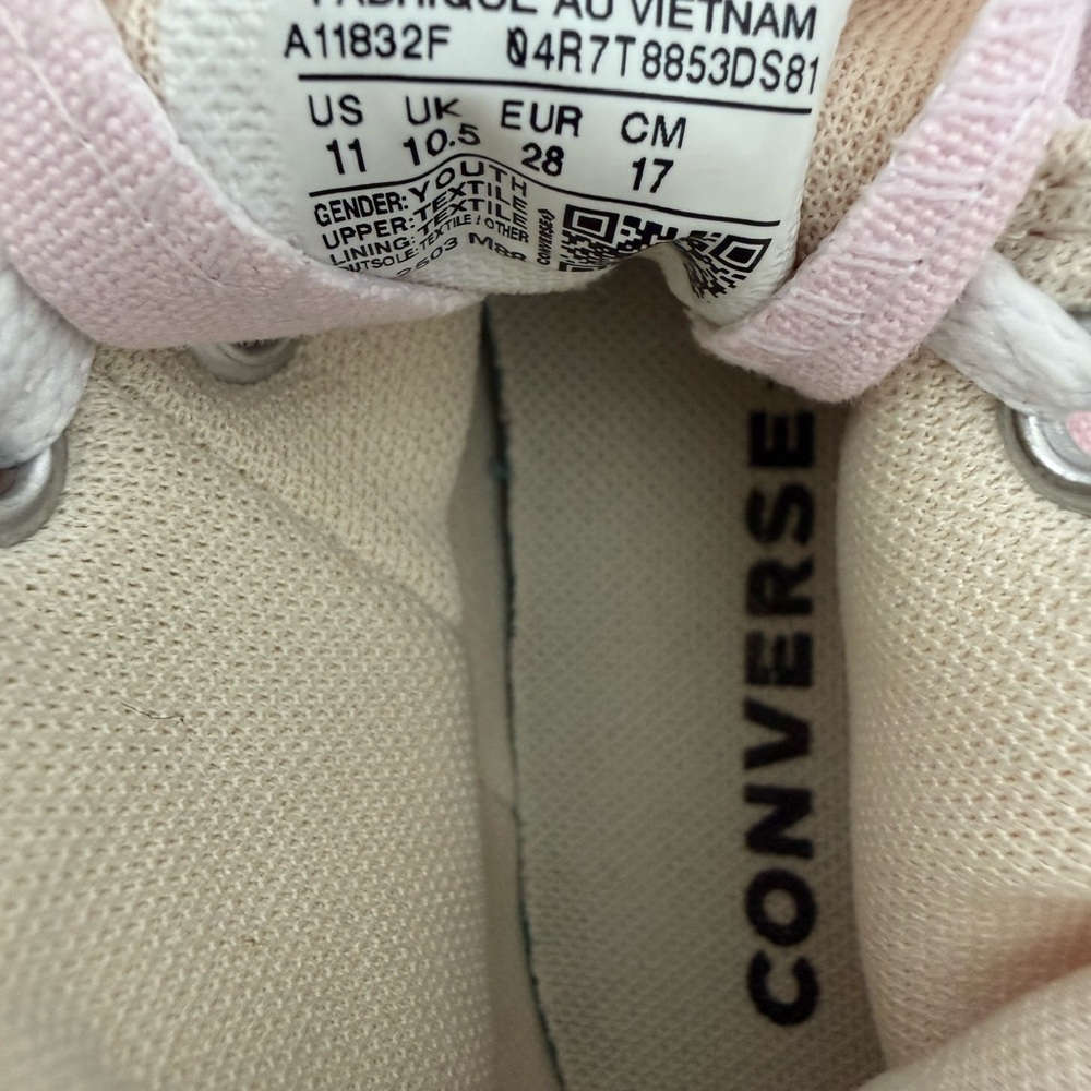 Converse Light Pink All Star High-Tops - Picture 6 of 7